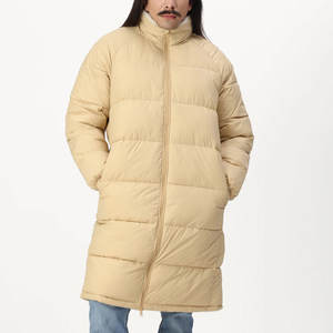 Manteaux en duvet à séchage rapide avec fermeture à glissière pour hommes vestes en duvet d'extérieur légères et solides personnalisées avec col à capuche - Product Image 1