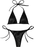 Ensemble bikini brésilien 2 pièces 2023 pour femme, col en V, imprimé animal, taille haute, maillot de bain, tenue de plage