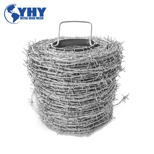 Blade Double-sided Gill Net High-quality Hot-dip Galvanized Barbed Wire Single-strand Gill Net Wire Fence