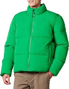 Veste matelassée légère et souple pour hommes avec col montant Manteaux en duvet personnalisés Tissu en toile Nouveau style Logo avant - Product Image 1