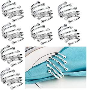 Latest Stainless Steel Napkin Ring for Home Hotel & Restaurant and Dinner Table Handicrafts Stainless Steel Napkin Ring - Product Image 2