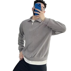 Pull à capuche grande taille de haute qualité Streetwear en coton polyester uni pour hommes avec logo personnalisé Hiver essentiel - Product Image 4