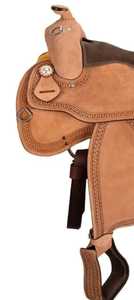 Selle de cheval Western Premium en cuir et bois fabriqués à la main pour les sports équestres et l'équitation - Product Image 2