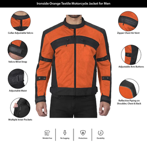 2022 top selling professional motorbike racing high quality leather jacket <b>cheap</b> price men motbike jacket plus size - Product Image 3