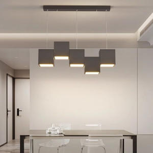 Luminaire suspendu moderne minimaliste scandinave pour salle à manger, élégant luminaire de comptoir italien, alimentation CA, long luminaire suspendu pour salle à manger - Product Image 6