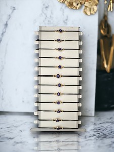 DAFNI สร้อยข้อมือลูกปัดสไตล์โบฮีเมียนหินธรรมชาติโลหะผสมอัญมณีทำด้วยมือไมโครอินเสิร์ท 0.08 กรัม 11111 ความบริสุทธิ์ ของขวัญสำหรับทุกเพศ ของขวัญวันแม่ - Product Image 1