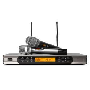 Microphone sans fil portable Xtuga PG10 <span class=keywords><strong>2023</strong></span> 200 points de fréquence, micro professionnel pour scène - Product Image 1