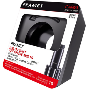 สำหรับ PRAMET ISO SOMT 09T308-M8215 D. เม็ดมีดกัดแบบเปลี่ยนได้ ขนาด 3.5 มม. เคลือบ PVD สำหรับงานกัด PU 10 - Product Image 1
