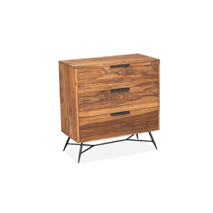 Cajonera tradicional de madera maciza Indiana Lass para sala de estar con patas de muebles duraderas - Product Image 3