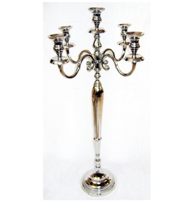 Centres de table de fête pour mariages Stand Home Hotel Decoration 5 Arms Long Designer Stem Candelabra For Home Party Lighting Items - Product Image 3
