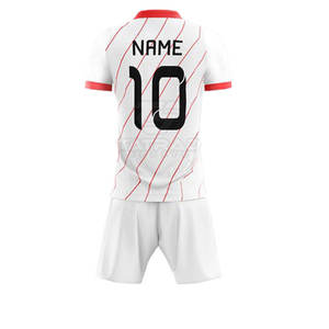 Conjunto de Camiseta y Pantalones Cortos de Fútbol para Hombre, Diseño Nuevo, Transpirable, de Poliéster, Secado Rápido, Ligero, Personalizable - Product Image 5