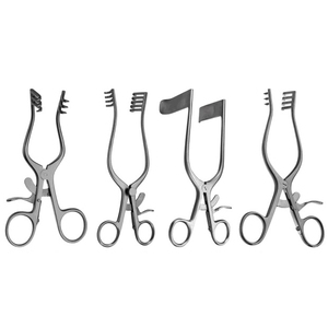 Retractor Wullstein de 10.5 cm, retractor Travers afilado y roma de 21 cm, retractor Righby de acero de 18 cm (7'') - Product Image 1