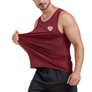 Camiseta sin Mangas para Hombre, Tejida, Transpirable, de Alta Calidad, para Entrenamiento y Uso Diario, de Secado Rápido, Superventas - Product Image 4
