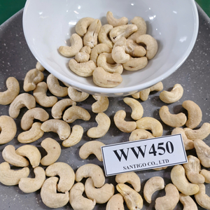 Noix de cajou de qualité supérieure WW450 Kaju W450 Noix de cajou SANTIGO Noix de cajou Logo imprimé privé GRATUIT - Product Image 1