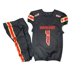 Conjunto de uniformes de Fútbol Juvenil Americano transpirable de alta calidad, ropa de entrenamiento cosida superior con servicio OEM - Product Image 1