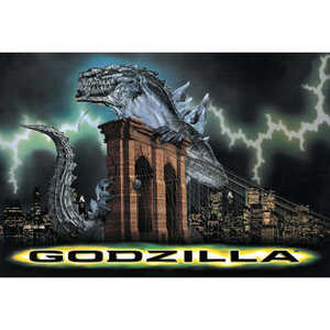 Carte postale d'anniversaire Godzilla en papier - Product Image 1
