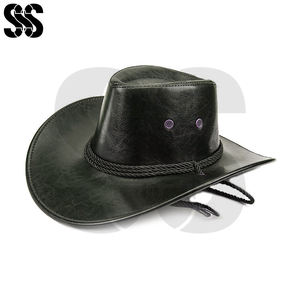 Sombrero de Vaquero Occidental de Cuero de Alta Calidad SHER SONS SPORTS, Mejor Venta 2026, Tamaño Ajustable, Colores Personalizados - Product Image 6