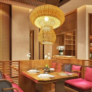 Lampe de table de nuit en rotin tressé à la main lampes de bureau décoratives minimalistes en gros de l'usine du Vietnam - Product Image 3