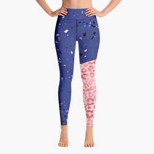 Leggings personnalisés imprimés sur toute la surface Pantalon de yoga taille haute pour femmes Slim Fit Séchage rapide Confortable Workout Gym Fitness Sportswear - Product Image 2