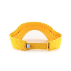 Summer Outdoor Running Visor Cap Yellow Color Tennis Visor <b>Hat</b> for <b>Golf</b> Custom Logo Design - Product Image 6