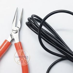 6 Inch Smooth Rounded Jaw <b>Needle</b> Nose Pliers High Quality Light Weight Stainless Steel Fine Tip Jewelry Repair DIY Pliers - Product Image 6