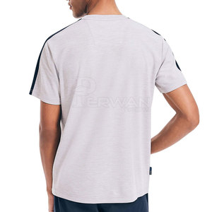 T-shirt pour homme de haute qualité 100% coton, service OEM, anti-rides, respirant, fabriqué au Pakistan, style streetwear, col rond, coupe classique - Product Image 2
