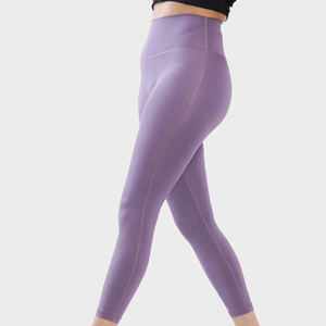 Leggings de yoga pour femmes, vêtements de sport avec logo personnalisé, pantalons d'entraînement en nylon élasthanne avec taille élastique - Product Image 5