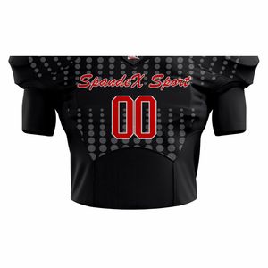 Maillot de football nouveau design, uniforme de football américain, maillot de football à prix de gros, uniforme extensible - Product Image 6