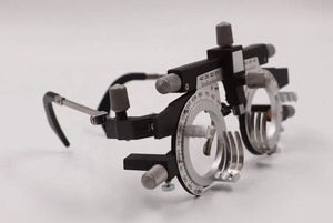 Juego de lentes de prueba ajustables de fabricación SS, equipo oftálmico convexo doble para optometría ocular, caja de optometría, prueba ocular - Product Image 3