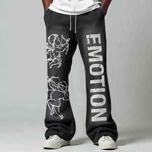 Pantalon de survêtement sur mesure pour homme avec logo imprimé DTG DTF Joggers de gym en polaire de qualité supérieure Service OEM en usine - Product Image 2