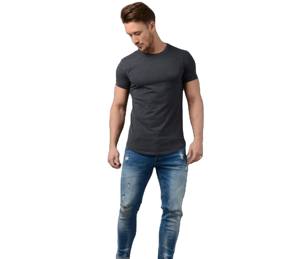Camiseta Casual para Hombre, Talla Grande, 100% Algodón, Transpirable, de Secado Rápido, con Patrón Sólido, Manga Corta, Nuevo Diseño, Superventas - Product Image 5