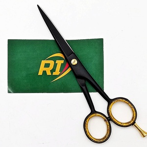 Tijeras de Peluquería Profesionales para Cortar y Entresacar Cabello, Hoja de Acero Inoxidable 4Cr13, Mangos de Goma para Salones de Belleza - Product Image 6