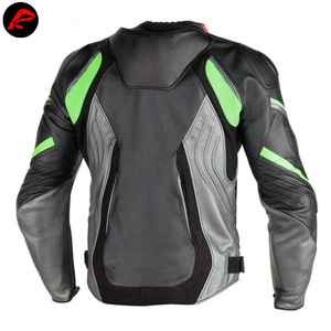 แจ็กเก็ตหนังมอเตอร์ไซด์แขนยาวใส่สบายแจ็คเก็ตมอเตอร์ไซด์หนังสั่งทำได้ - Product Image 2