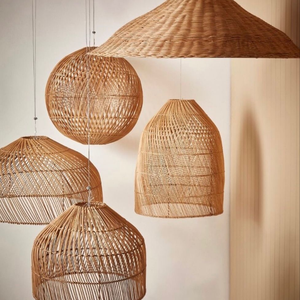 Vente en gros d'abat-jour de sol traditionnel côtier en rotin écologique fait à la main Vietnam pièces de déclaration naturelles au coût d'usine - Product Image 3