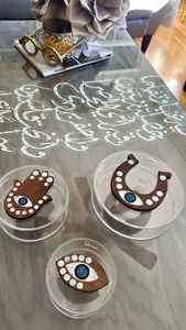 Luxury Acrylic Candy Jar with Mother of Pearl Inlay Lid Ramadan & Eid Gift Edition - Product Image 2