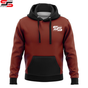 Vente en gros de sweat à capuche de qualité avec impression bouffante en coton épais pour hommes pull de luxe surdimensionné à impression personnalisée sweats à capuche en coton personnalisés - Product Image 6
