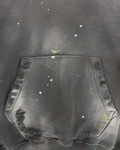 Sudadera con capucha de algodón grueso de 450 g para invierno, con estampado de telaraña, de espuma, para comercio exterior - Product Image 2