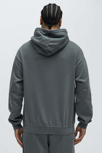 เสื้อฮู้ดดี้พิมพ์ลายโลโก้แบบวินเทจทรงโอเวอร์ไซส์ ผ้าฝ้ายหนานุ่ม 100% ผ้าเฟรนช์เทอร์รี่ สไตล์สตรีท ปักลายแพทช์ - Product Image 2