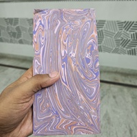 Hoja de piedra turquesa pulida natural, losa decorativa de primera calidad para diseño de interiores, encimera, muebles, parte superior y panel de pared, usos