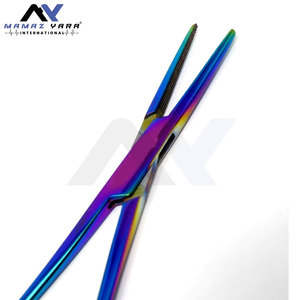 คีมจับมุ้งกันยุงหลากสี 5.5 นิ้ว คีมตรง สแตนเลส สำหรับงานผ่าตัด งานอดิเรก งานฝีมือ ขายส่ง - Product Image 4