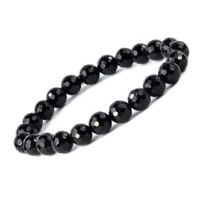 สร้อยข้อมือคริสตัลออนิกซ์สีดำธรรมชาติเพื่อความแข็งแกร่งและสมาธิ - Product Image 4