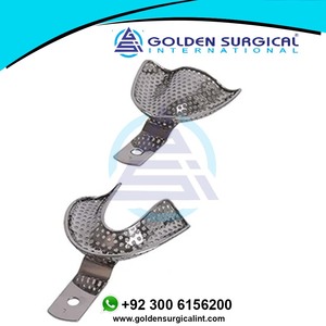 ถาดพิมพ์ฟันแบบมีรูสำหรับผู้สูงอายุถาดพิมพ์ไม่มีช่องสำหรับใส่วัสดุเฉพาะ - Product Image 3