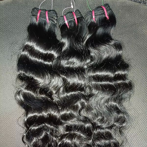 Vendedores de cabello virgen indio crudo, pelos de templo indio - Product Image 1