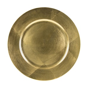 Lujosa Placa de cargador de metal de diseño antiguo para banquetes de hotel, fiestas elegantes y presentación formal de cenas - Product Image 2