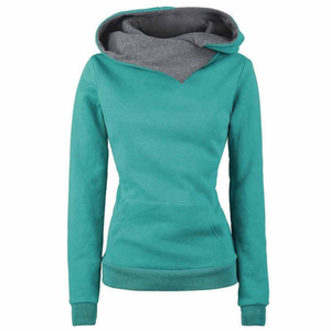 Femmes col roulé surdimensionné sweats automne mode sweats à capuche demi fermeture éclair pull à manches longues chemises vêtements tenue - Product Image 2
