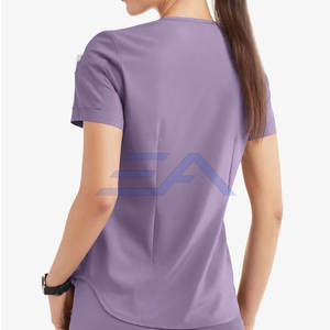 Tops Clásicos de Cuello en V para Mujer, Hechos en Pakistán, de Alta Calidad, Cómodos, Personalizables, para Uso Hospitalario, Servicio OEM - Product Image 4