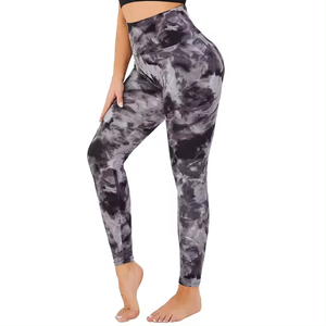 Leggings de entrenamiento sin costuras de compresión de cintura alta para mujer - Product Image 6