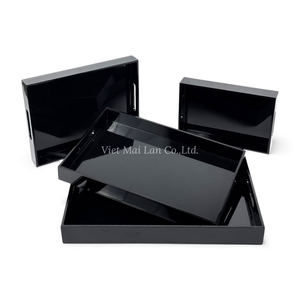 Plateau en laque fait à la main pour servir les aliments et décorer les tables intérieures en provenance du Vietnam - Product Image 3