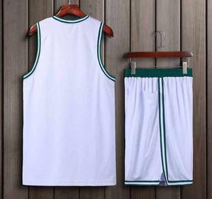 Cómodo al por mayor de alta calidad número personalizado Nombre y tela en blanco hombres y mujeres camisetas de baloncesto tela suave ligera - Product Image 5