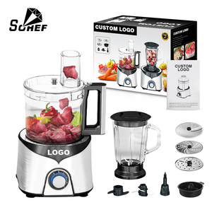 Mixeur Électrique <span class=keywords><strong>Professionnel</strong></span> Multicolore en Plastique pour <span class=keywords><strong>Cuisine</strong></span>, Mélangeur, Hacheur et Broyeur Robuste - Product Image 4